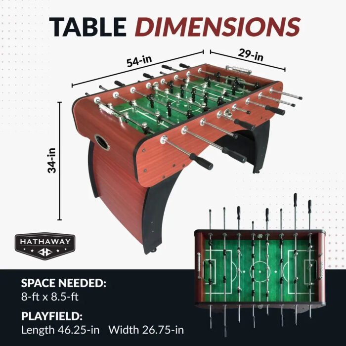 Hathaway Metropolitan 54-in Foosball Table - Image 2