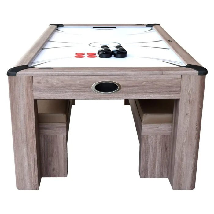 Hathaway Driftwood 7-ft Air Hockey Combo Table - Image 3