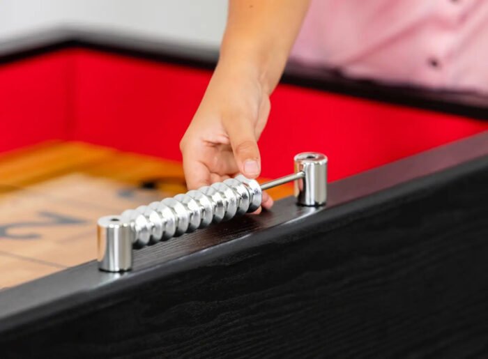 Hathaway Avenger 9-ft Shuffleboard Table – Black - Image 8