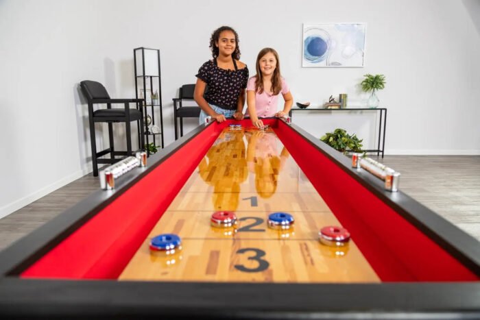 Hathaway Avenger 9-ft Shuffleboard Table – Black - Image 9