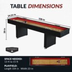 Hathaway Avenger 9-ft Shuffleboard Table – Black - Image 2