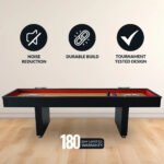 Hathaway Avenger 9-ft Shuffleboard Table – Black - Image 4