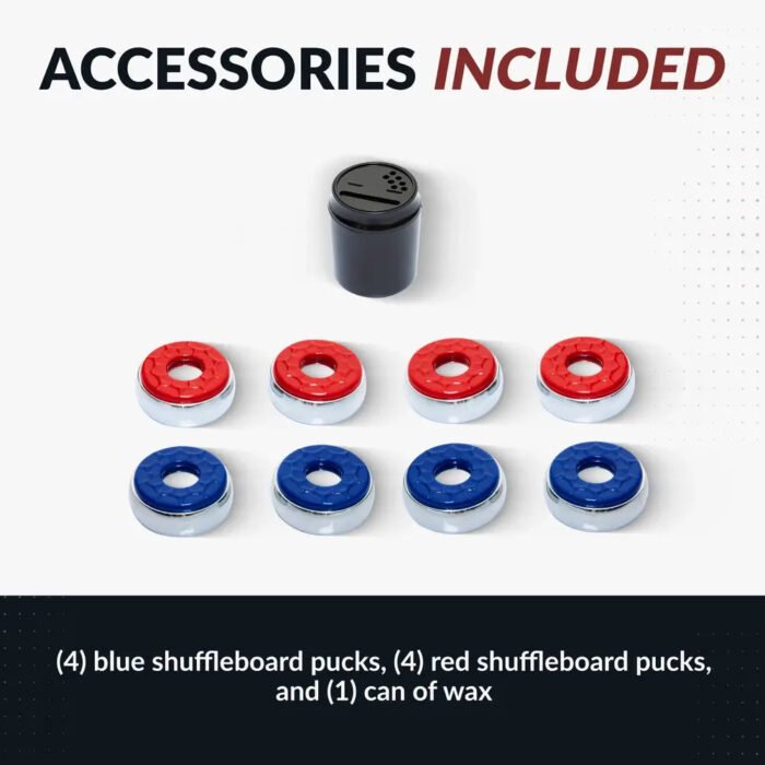 Hathaway Avenger 9-ft Shuffleboard Table – Black - Image 6