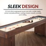 Hathaway Austin 9-ft Shuffleboard Table – Mahogany - Image 7