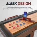 Hathaway Challenger Shuffleboard Table – Walnut Finish - Image 7