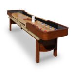 Hathaway Merlot Shuffleboard Table – Hardwood Playfield