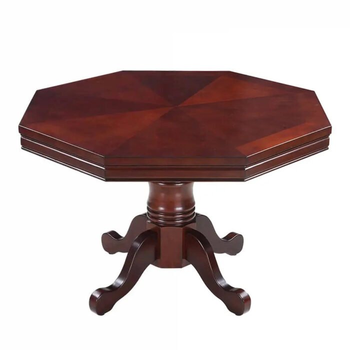 Kingston Walnut 3-in-1 Poker Table Set with 4 Chairs - Image 2