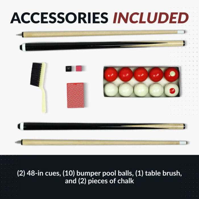 Hathaway Renegade 54-in Bumper Pool Table – Slate Playfield - Image 6