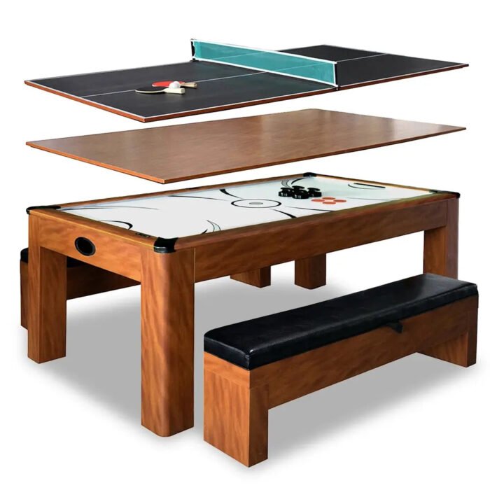 Hathaway Sherwood 7-ft Air Hockey Combo Table - Image 12