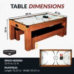 Hathaway Sherwood 7-ft Air Hockey Combo Table - Image 6