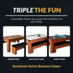 Hathaway Sherwood 7-ft Air Hockey Combo Table - Image 7