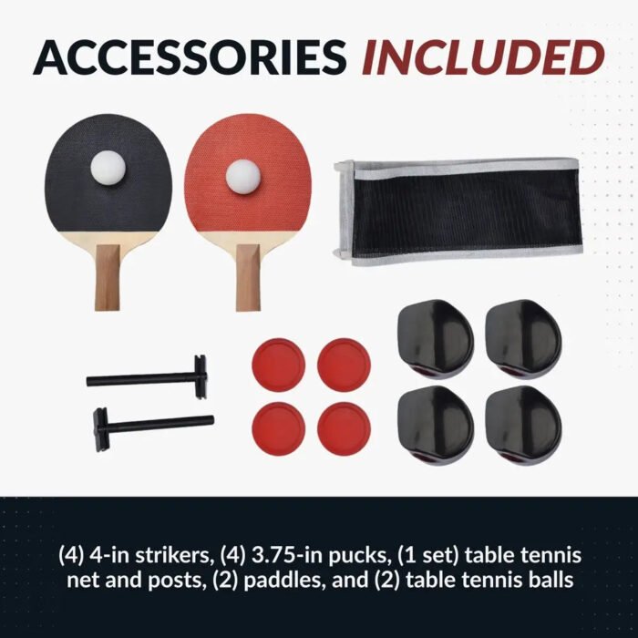 Hathaway Sherwood 7-ft Air Hockey Combo Table - Image 10