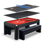 Hathaway Park Avenue 7-ft Pool Table – Dining Combo Set - Image 19