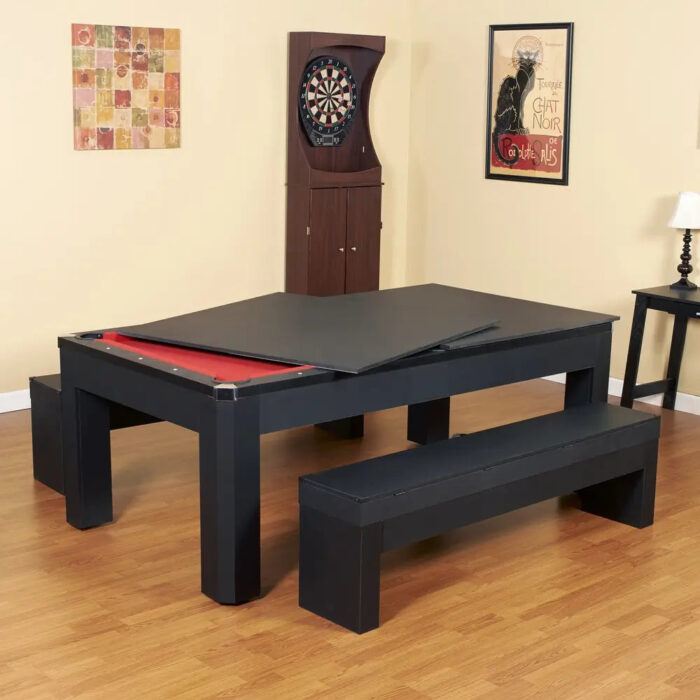Hathaway Park Avenue 7-ft Pool Table – Dining Combo Set - Image 5
