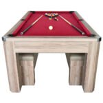 Hathaway Newport 7-ft Pool Table Combo – Dining & Benches - Image 13