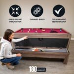 Hathaway Newport 7-ft Pool Table Combo – Dining & Benches - Image 9