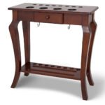 Hathaway Deluxe Floor Cue Rack – Walnut Finish