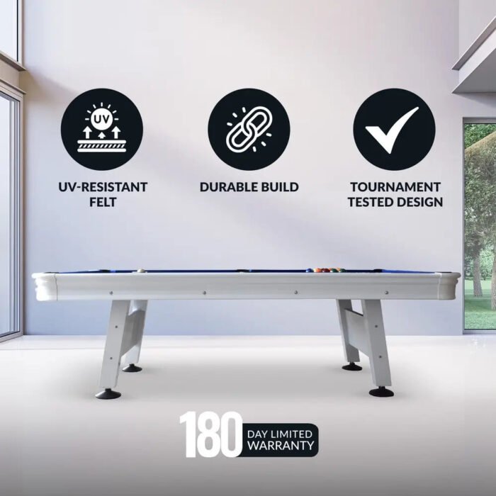Hathaway Alpine Outdoor Pool Table - Image 4
