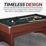 Hathaway Bristol 7-ft Pool Table – Cherry Finish Combo - Image 4