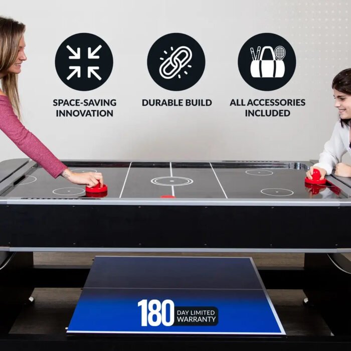 Hathaway 6-ft Triple Threat 3-in-1 Multi Game Table - Image 4