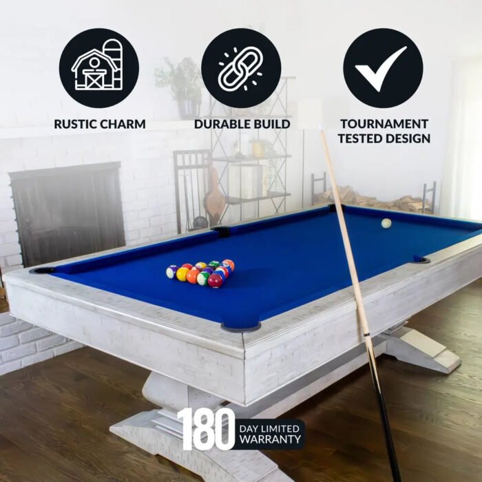 Hathaway Montecito Pool Table – Driftwood Finish - Image 2