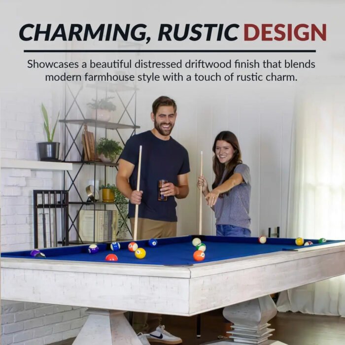 Hathaway Montecito Pool Table – Driftwood Finish - Image 11