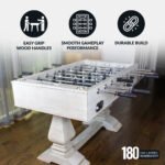 Hathaway Montecito 55-in Foosball Table Driftwood - Image 3