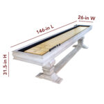 Hathaway Montecito 12' Shuffleboard Table - Image 10