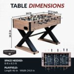 Hathaway Excalibur 54-in Foosball Table - Image 2
