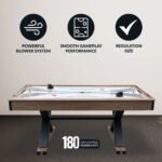 Hathaway Excalibur 6-ft Air Hockey Combo Table - Image 4