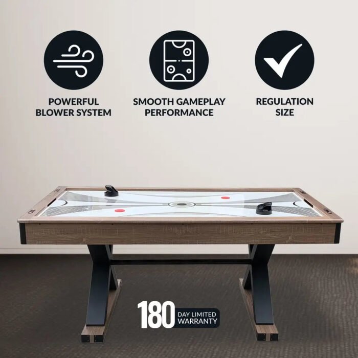Hathaway Excalibur 6-ft Air Hockey Combo Table - Image 4