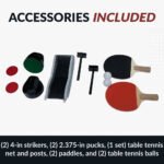 Hathaway Excalibur 6-ft Air Hockey Combo Table - Image 6