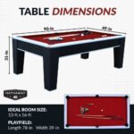 Hathaway Mirage 7.5-ft Pool Table – Modern Design - Image 2