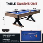 Hathaway Excalibur 7-ft Pool Table – Rustic Farmhouse Style - Image 2