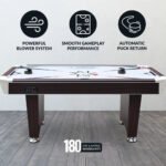 Hathaway Midtown II 6-ft Air Hockey Table with LED Scoring - Image 4