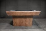 Nixon KAI 7' Slate Pool Table in Walnut Finish w/ Dining Top Option - Image 6