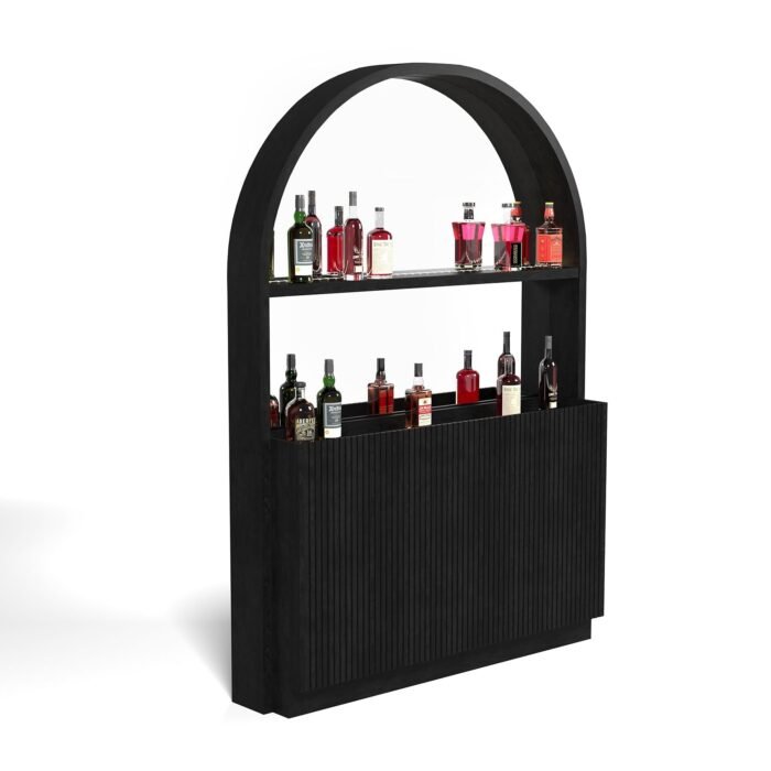 RAM Game Room Prohibition Back Bar - Black - Image 2