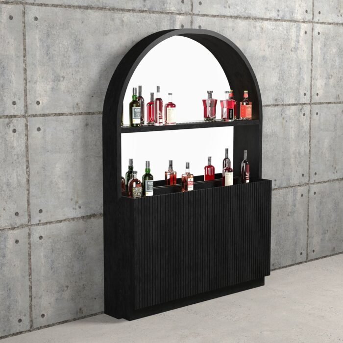 RAM Game Room Prohibition Back Bar - Black - Image 3