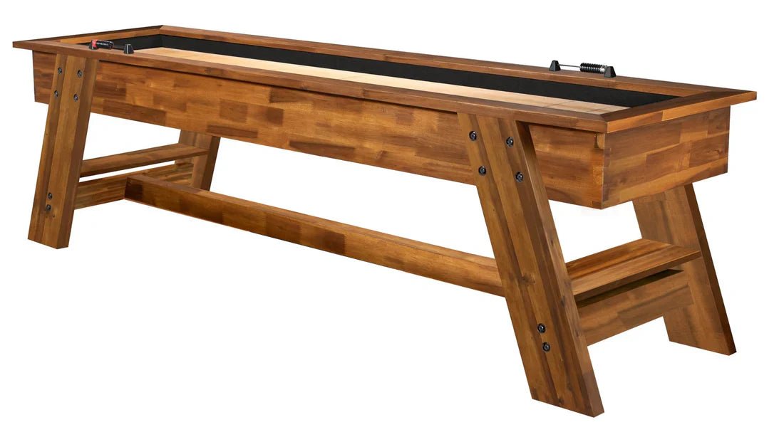 Barren_9Ft_OD_SB_Natural_Acacia Legacy Barren Outdoor/Indoor Shuffleboard - Image 1