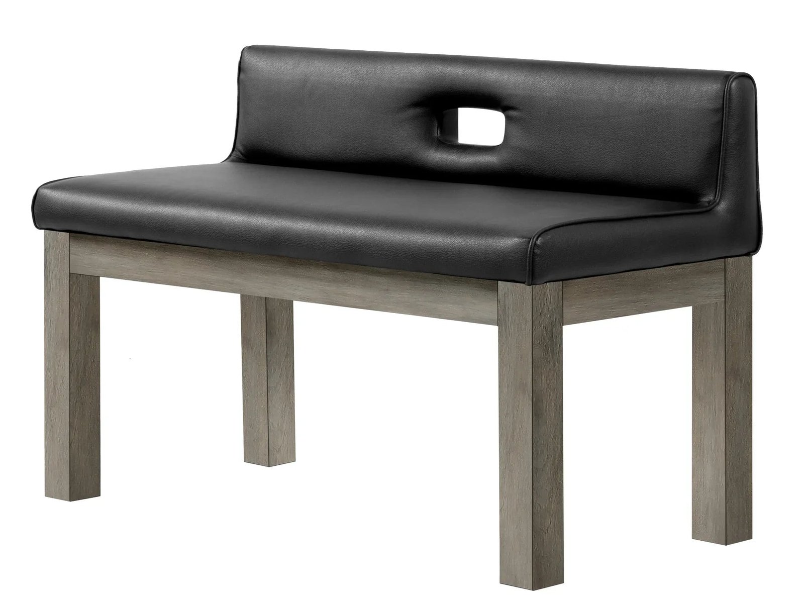 Baylor_Backed_Dining_Bench_Overcast Legacy Backed Dining Bench - Modern Series - Image 1