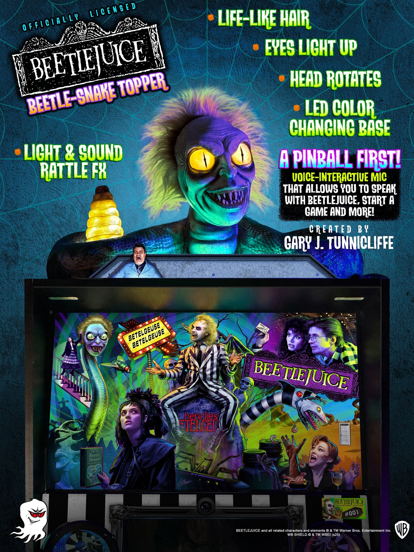 Beetlejuice_PremierTopperSALES Beetlejuice Interactive Topper Upgrade Deposit - Image 1