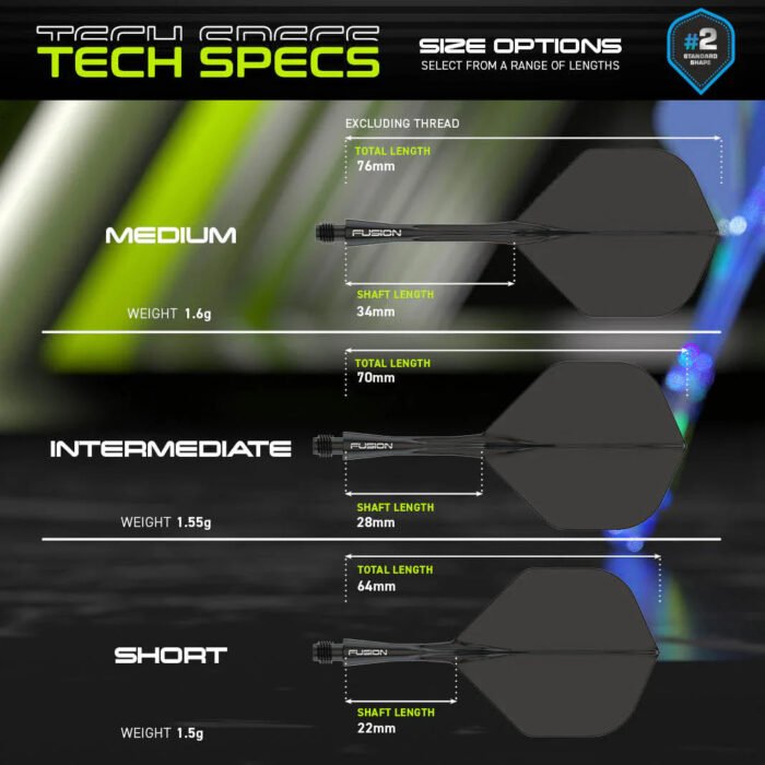 Winmau Fusion #2 Integrated Flight & Shaft - Image 4