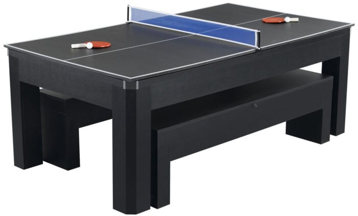Hathaway Park Avenue 7' Pool Table Set With Benches & Top - Image 3