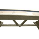 Playcraft Brazos River 12' Pro-Style Shuffleboard Table in Weathered Gray - Image 2