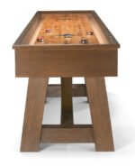 Brunswick Botanic 12ft Shuffleboard Table -  Rustic Dark Brown - Image 3