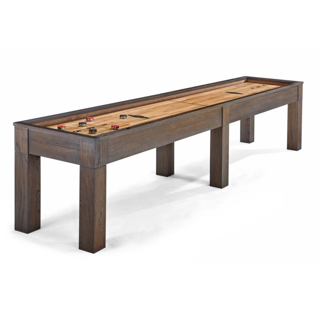 BrunswickSohoNutmegShuffleboardTable Brunswick Soho 12ft Shuffleboard Table - Nutmeg - Image 1
