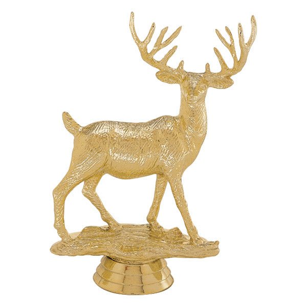 Buck__Deer_Figure_Gold_-_5_14_prod_15811_l_5020-G Buck / Deer Figure, Gold - 5 1/4" Trophy Figure - Image 1