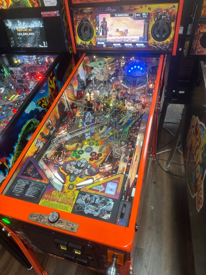 Stern Pinball LOADED The Mandalorian Premium Pinball Machine - Image 16