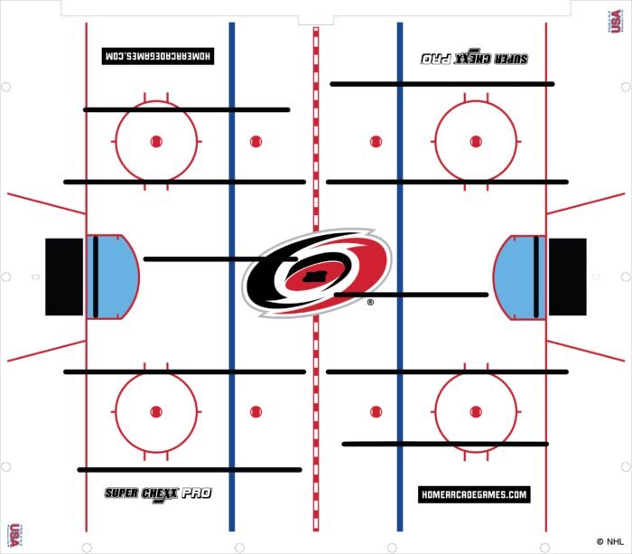Carolina Hurricanes NHL Super Chexx Pro Bubble Hockey - Image 3