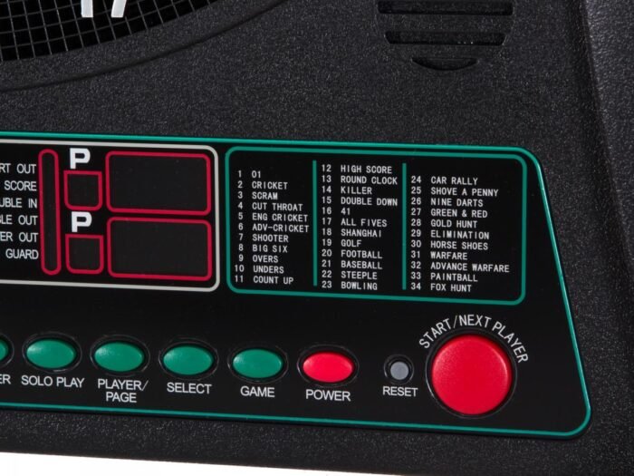 Arachnid Cricket Maxx 1.0 Electronic Dartboard Cabinet Set - Image 5